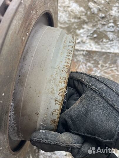 Диск тормозной задний range rover l322