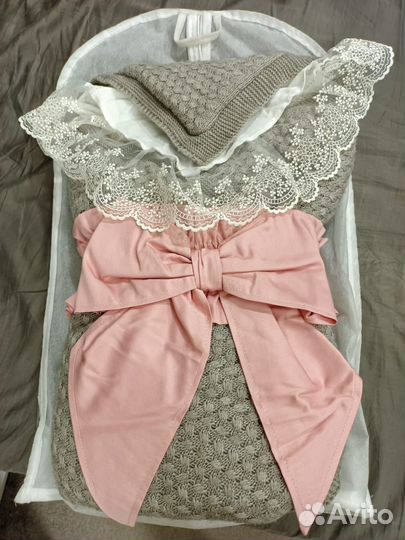 Конверт на выписку зимний для девочки