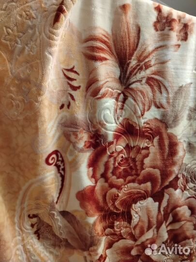 Меховое покрывало 200 220 двойное