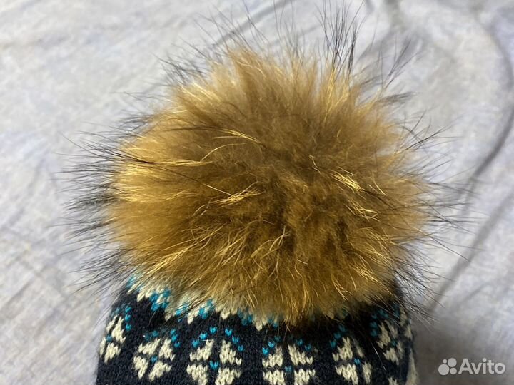 Зимняя шапка для мальчика 46-48