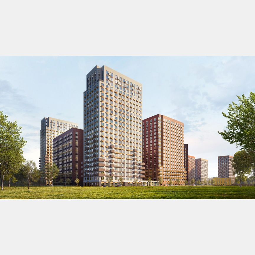 3-к. апартаменты, 55,4 м², 1/14 эт.