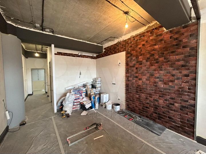 Своб. планировка, 35 м², 1/19 эт.