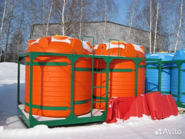 Емкости для перевозки воды, жку в кассете 5000 лит