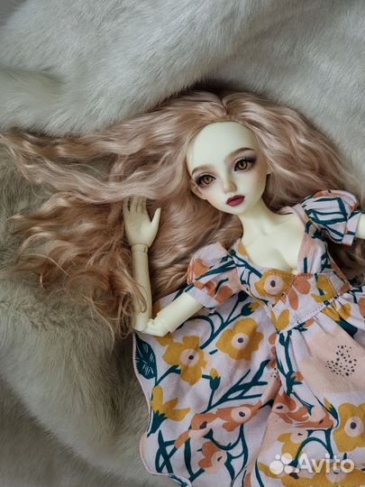 Парик для bjd 1/4