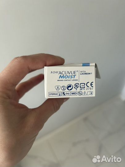 Линзы acuvue moist -2,75