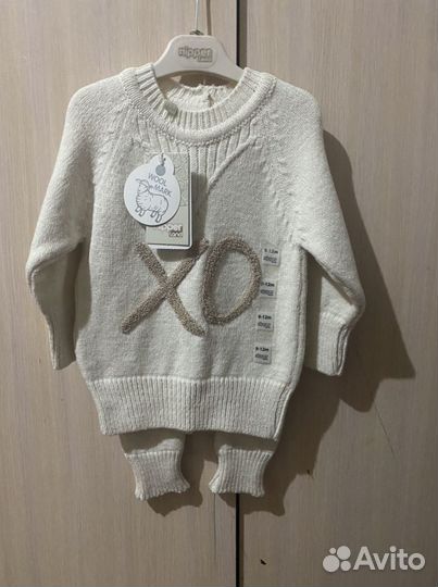 Костюм теплый детский овечка 9-12 мес