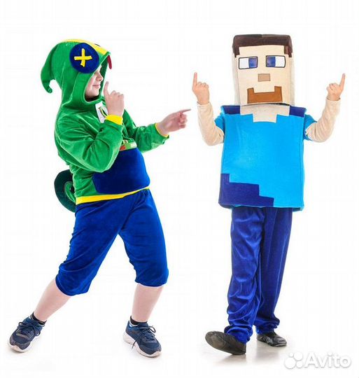 Костюм Леона бравл старс, Майнкрафт