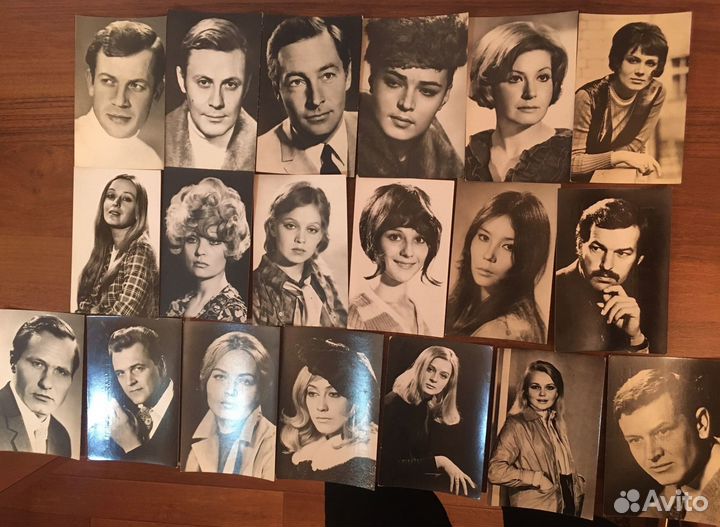 Открытки с актерами советского кино