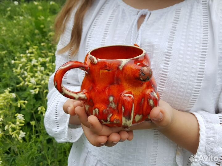 Кружка ручной работы 