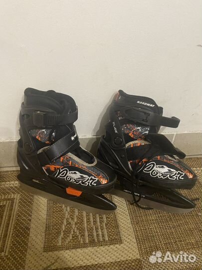 Коньки раздвижные 26-30