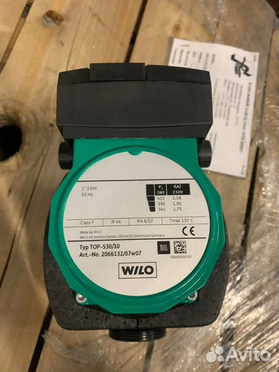 Насос wilo-TOP-S 30/10 1х230V