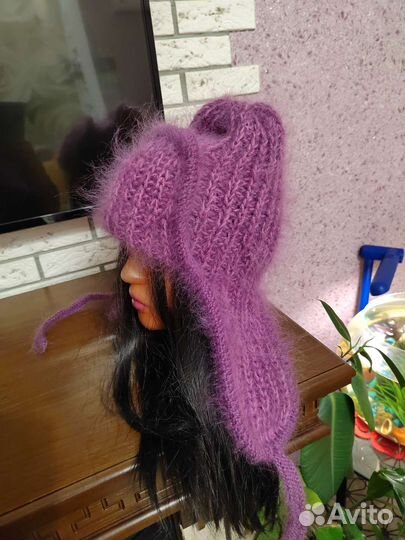 Шапка ушанка женская