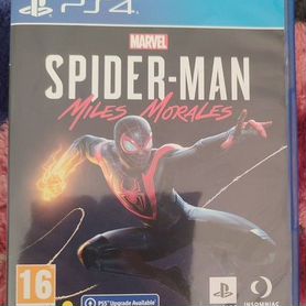 Диски на ps4 человек паук Miles Morales