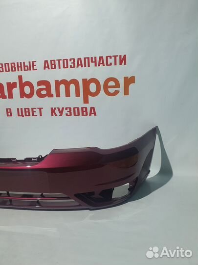 Бампер передний Daewoo Nexia n150 цвет Вишневый