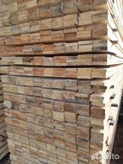 Доска обрезная дюймовка 25:150:6000