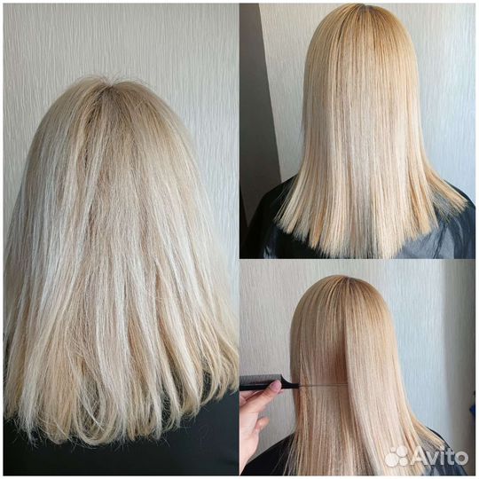 Кератиновое выпрямление/Ботокс для волос