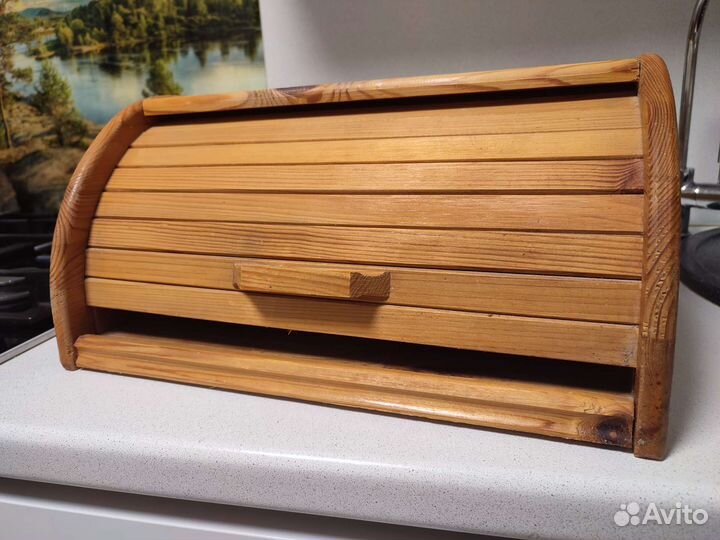 Хлебница деревянная