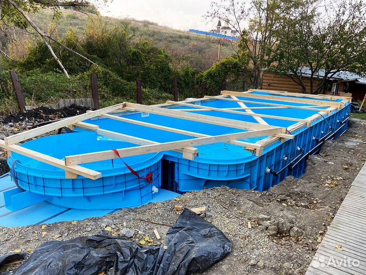 Бассейн из пластика 8x4