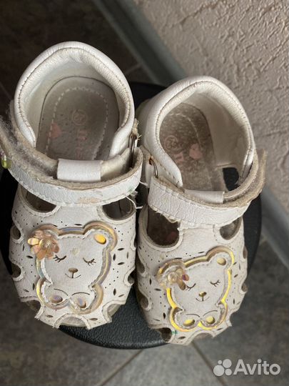Сандалии для девочки 22 размер
