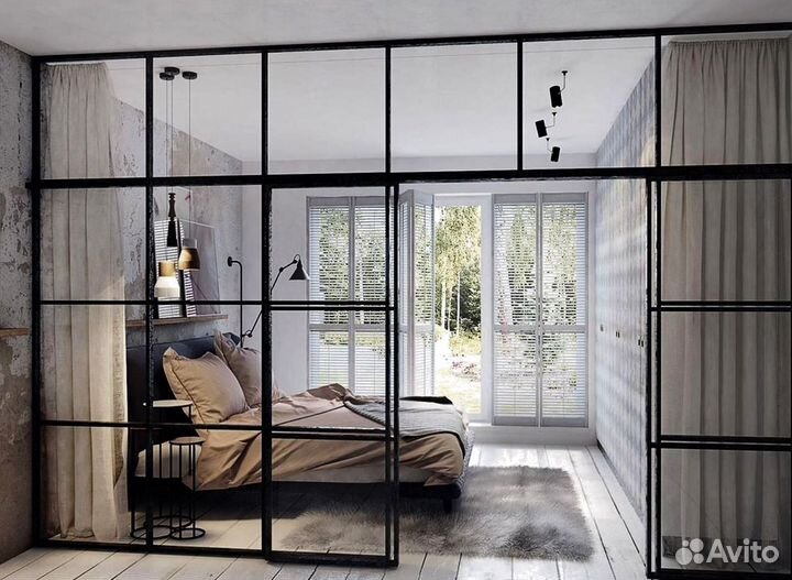 Офисные стеклянные перегородки