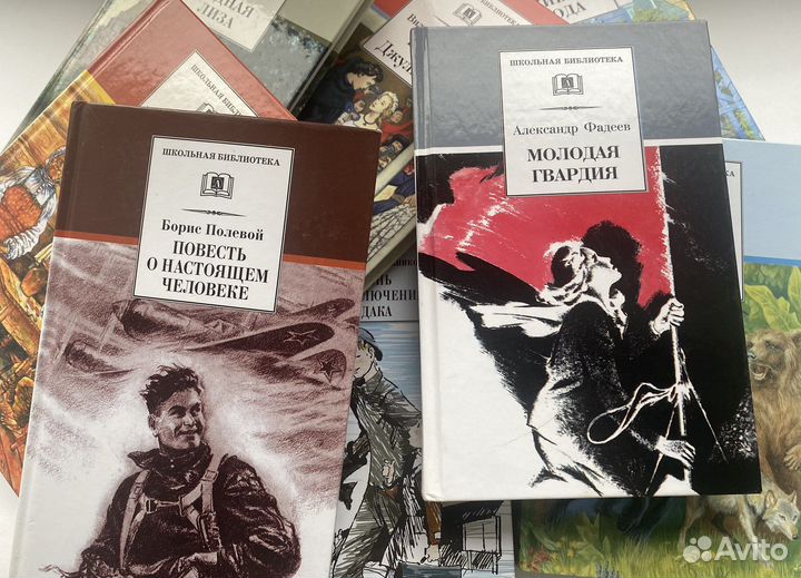 Книги. Школьная библиотека. Классика