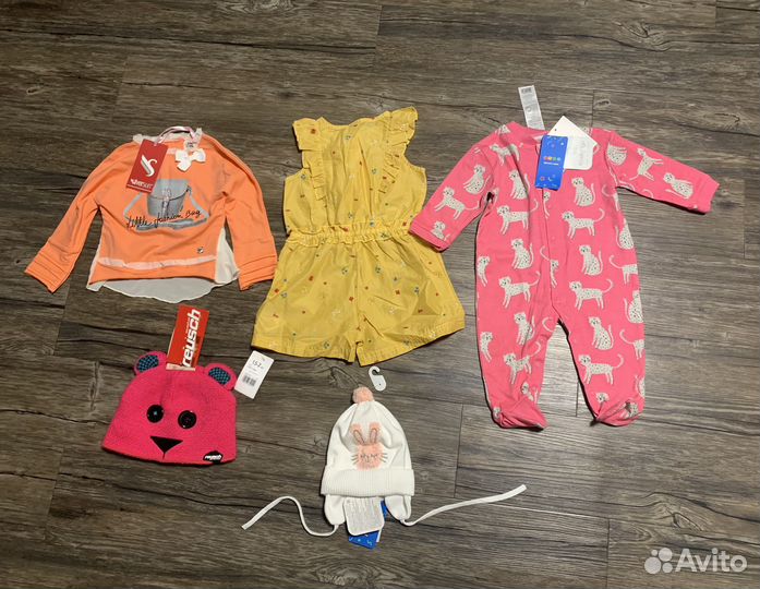 Детская одежда для девочки на 1-1,5 года