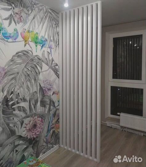 Реечные перегородки комплект 10 шт