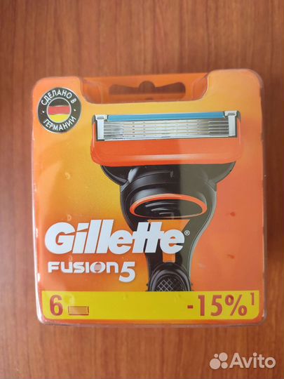 Кассеты Gillette fusion