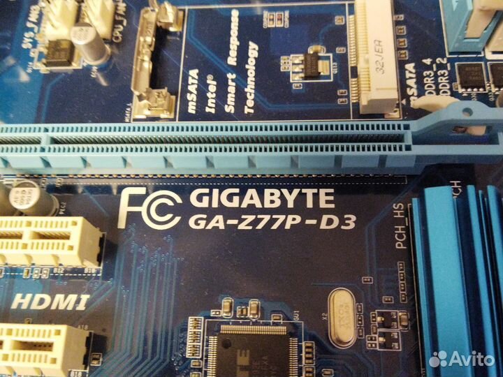 Материнская плата gigabyte ga z77p d3 rev. 1.0