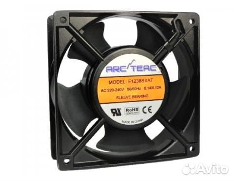 Вентилятор осевой, 120x120x38мм, 230В