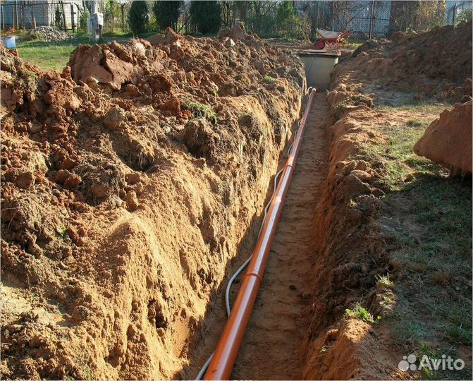 Канализация Септик Газ Вода Свет Скважина Бурение