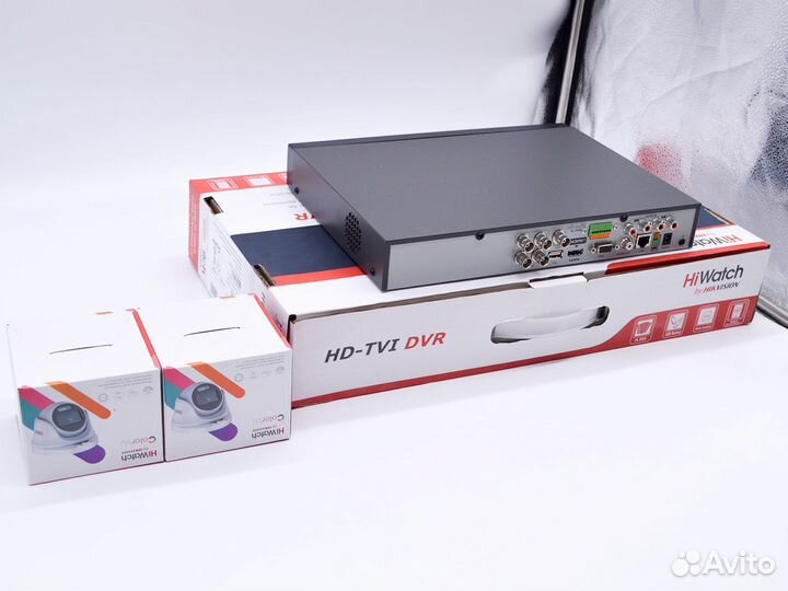 Видеонаблюдение купольное аналоговое ColorVu