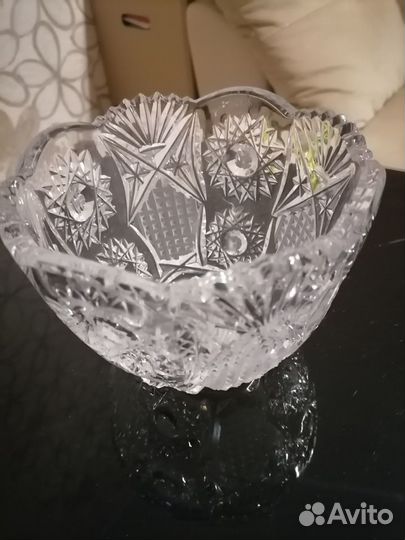 Хрусталь СССР:ваза, салатники, пивной бокал