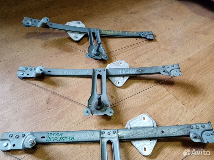 Передние правые мех.стеклоподьемники рено логан 1