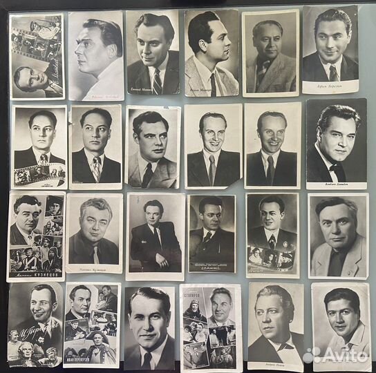 Открытки с советскими артистами