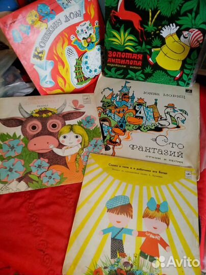 СССР винил пластинки детские сказки сборники