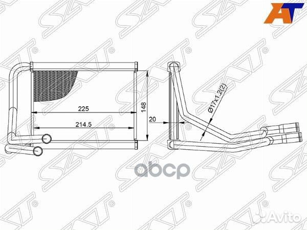 Радиатор отопителя салона KIA cerato/forte 09-1