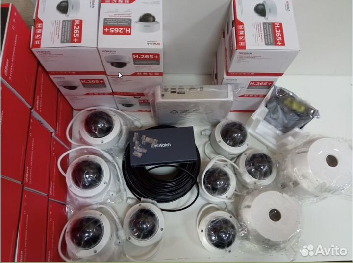 Видеонаблюдения комплект с настройкой