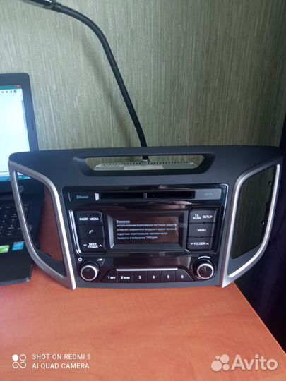 Новая (штатная) магнитола Hyundai Creta
