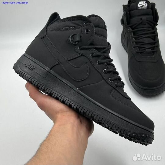 Кроссовки Nike Air Force 1 Duckboot (с мехом) (Арт.43614)