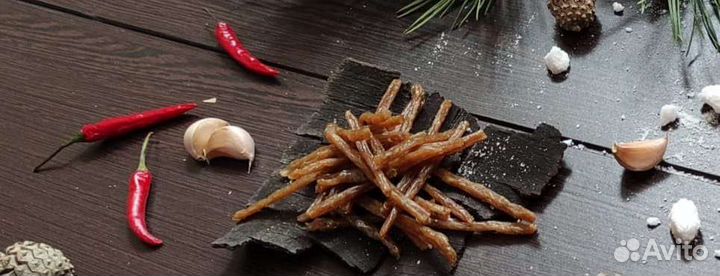 Вяленое мясо,мясные чипсы, снеки, джерки