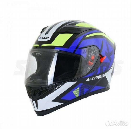 Шлем Ataki JK316 Route синий/желый глянцевый L (ин