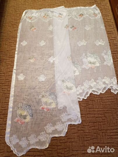 Штора на кухню арка двух видов