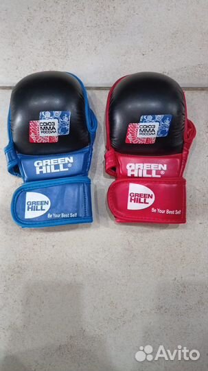 Перчатки для мма крабы Green Hill Союз мма