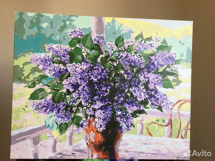 Готовая картина по номерам