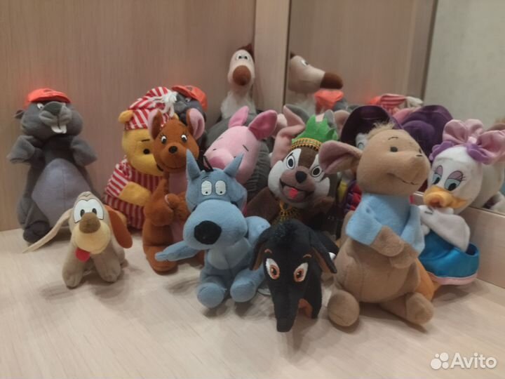 Мягкие игрушки McDonald's и Burger King