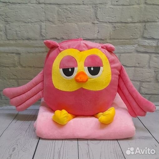 Мягкая игрушка Сова с пледом