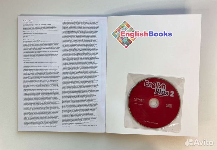 English plus 2 комплект (SB,WB,CD) новые в плёнке