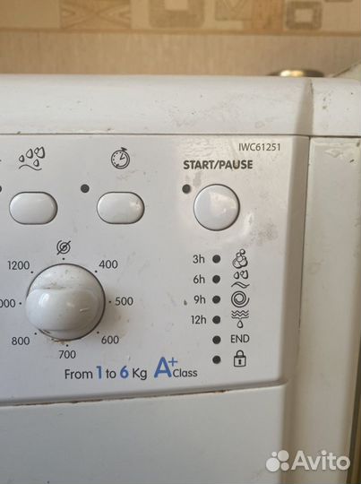 Стиральная машина indesit 6 кг