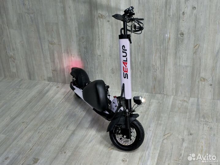 Электросамокат sealup Q8 белый, чёрный